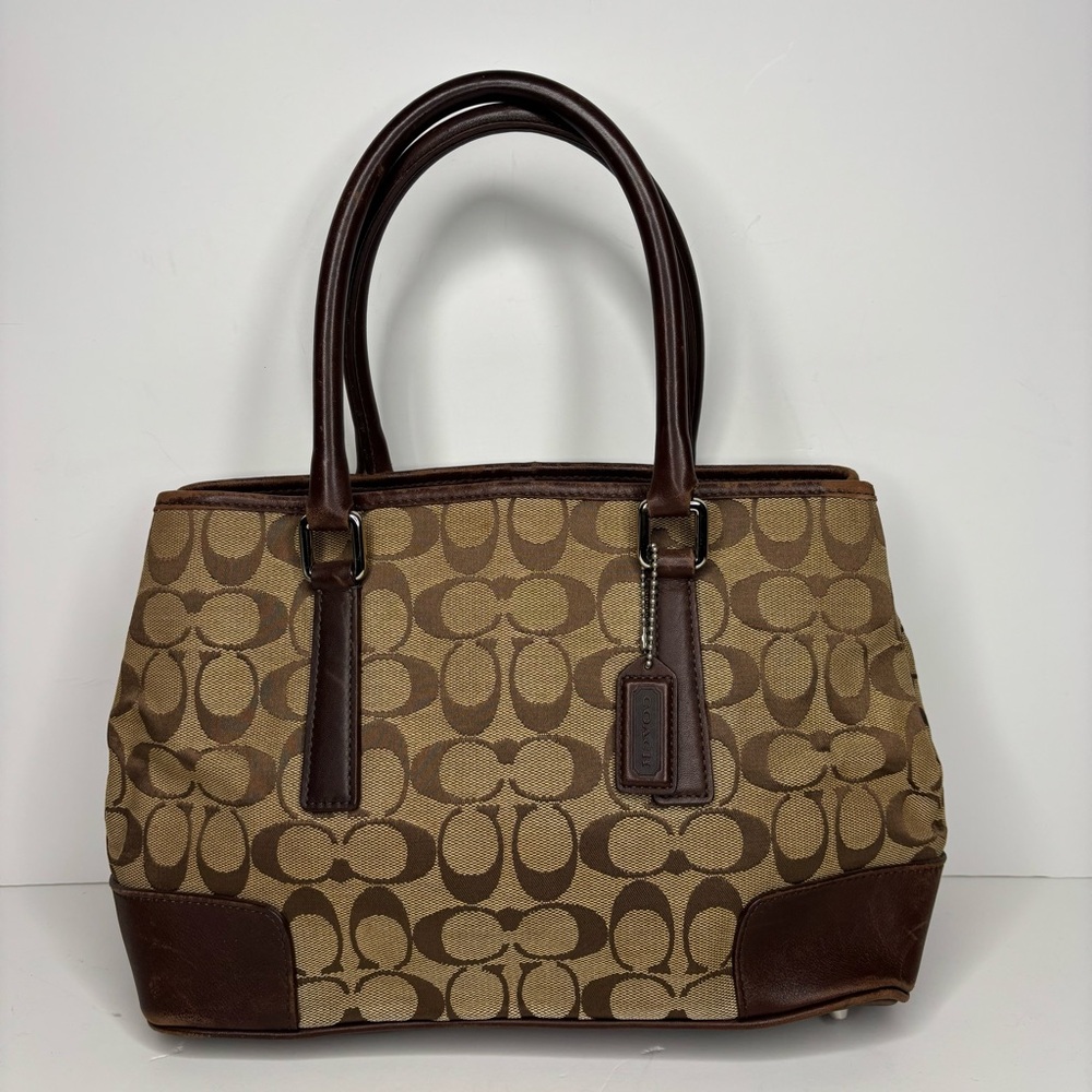 Coach Monogram Satchel Bag